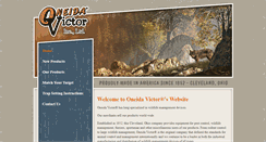 Desktop Screenshot of oneidavictor.com